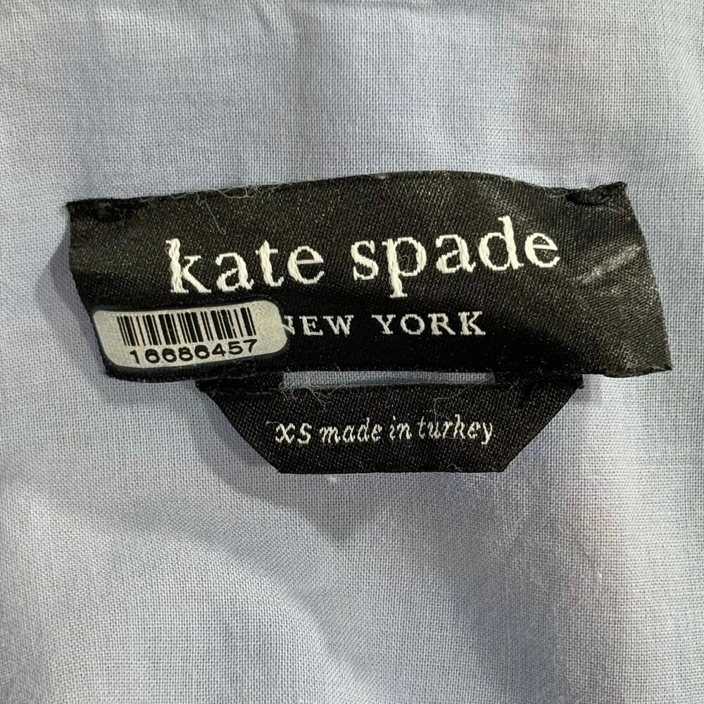 Kate Spade New York Dress Womens XS Blue Multicolor Plaid Flutter Maxi Sundress - Picture 5 of 15